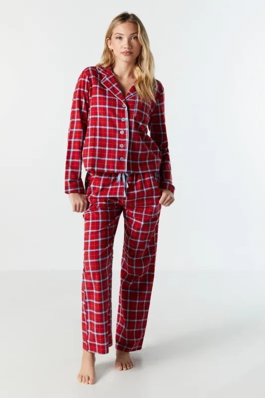 Printed Flannel Pajama Pant sold by Urban Planet