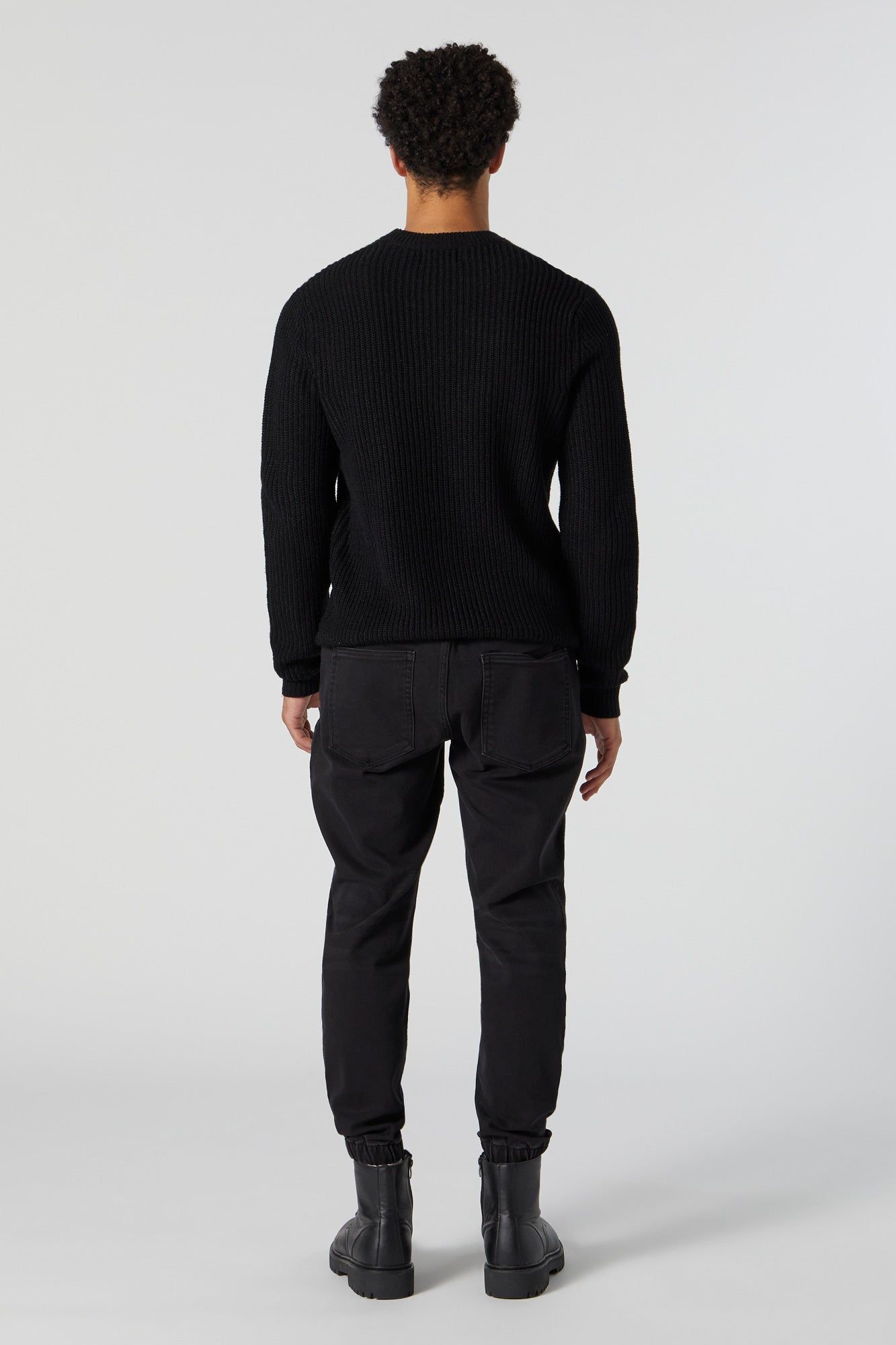 Jogger en denim à taille coulissante sold by Urban Planet product image thumbnail 3