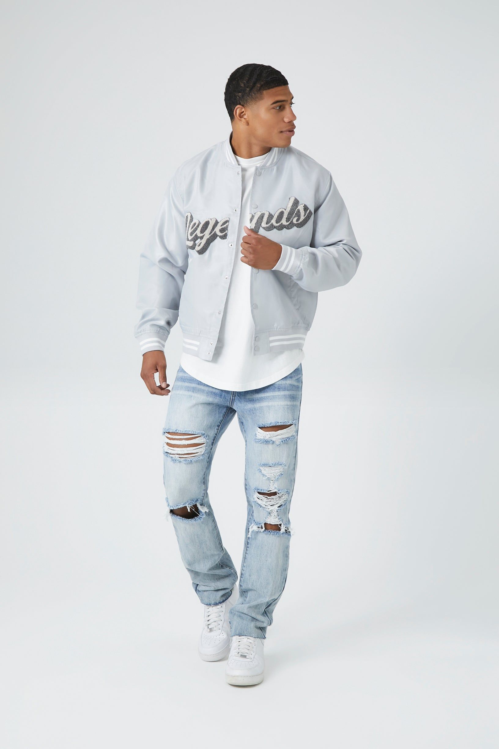 Legends Varsity Bomber Jacket sold by Urban Planet product image thumbnail 3