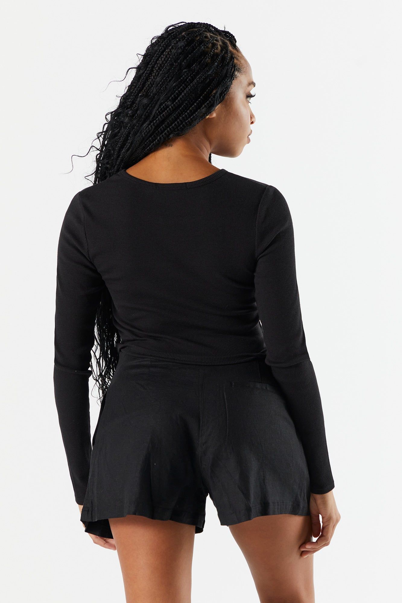 Haut ras du cou court à manches longues sold by Urban Planet product image thumbnail 5