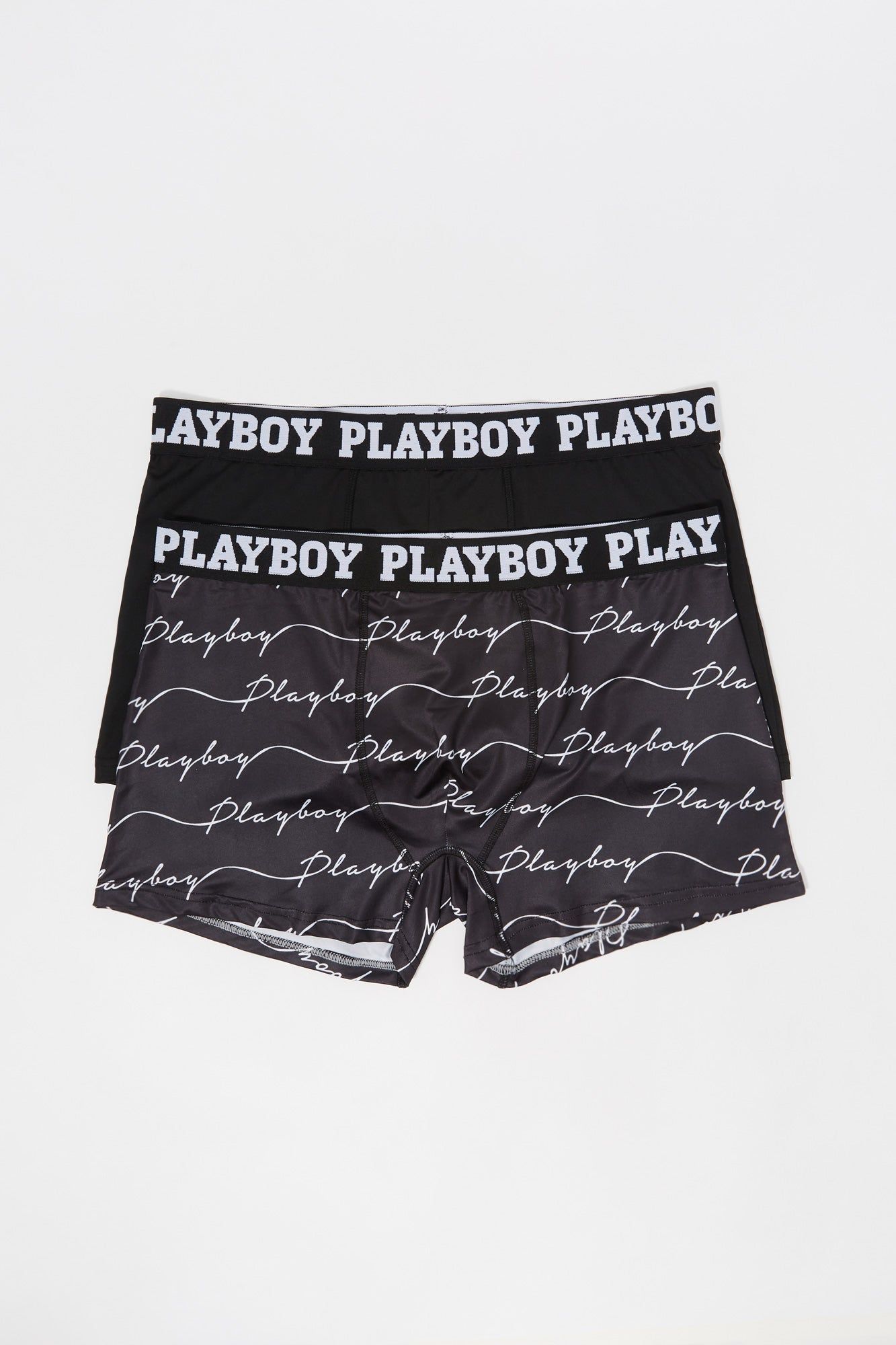 Caleçon à imprimé Playboy Noir (Paquet de 2) sold by Urban Planet product image thumbnail 2