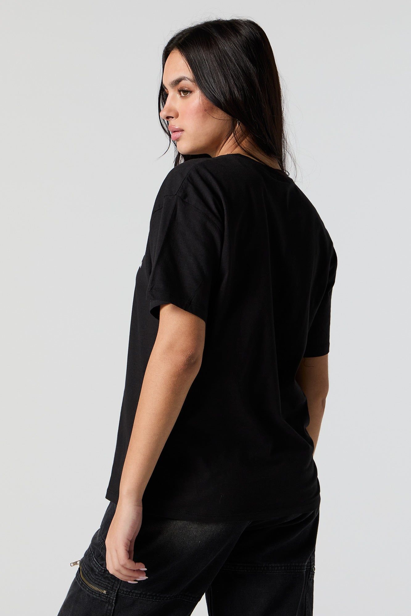 Love Yourself Graphic Boyfriend T-Shirt sold by Urban Planet product image thumbnail 4