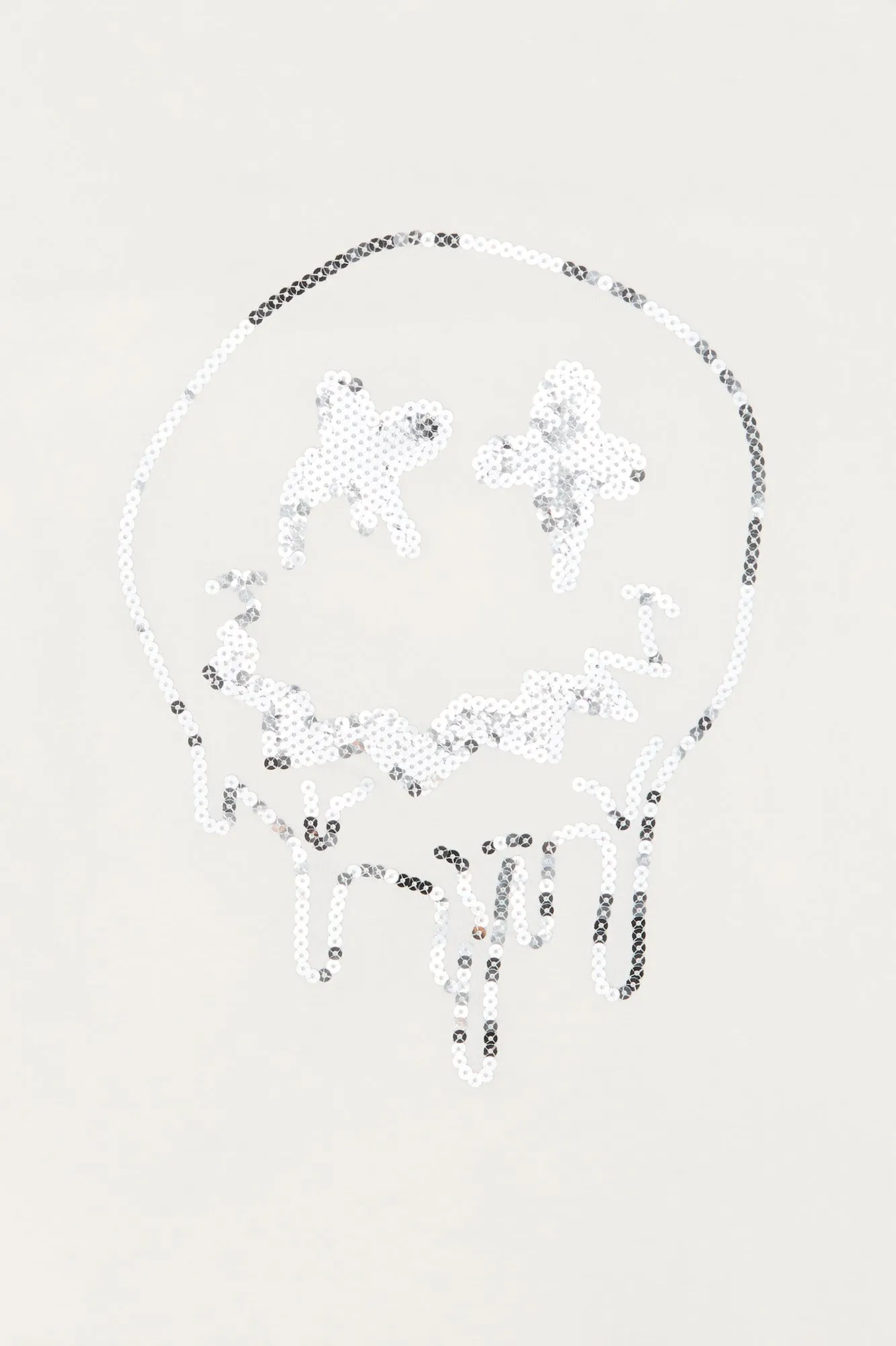 T-shirt à imprimé Smiley avec paillettes sold by Urban Planet product image thumbnail 4