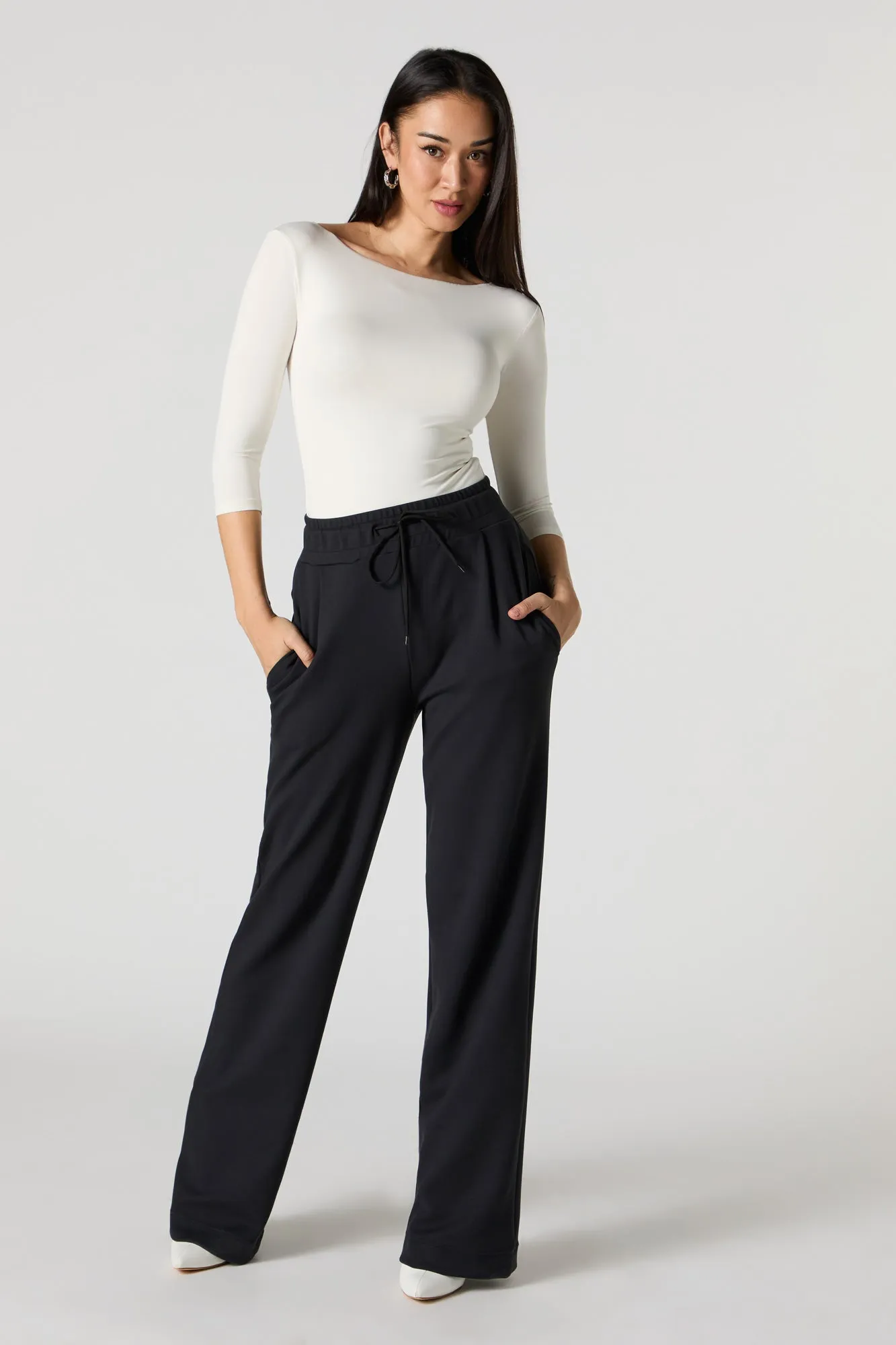 Contour Boat Neck Half Sleeve Bodysuit sold by Urban Planet product image thumbnail 3