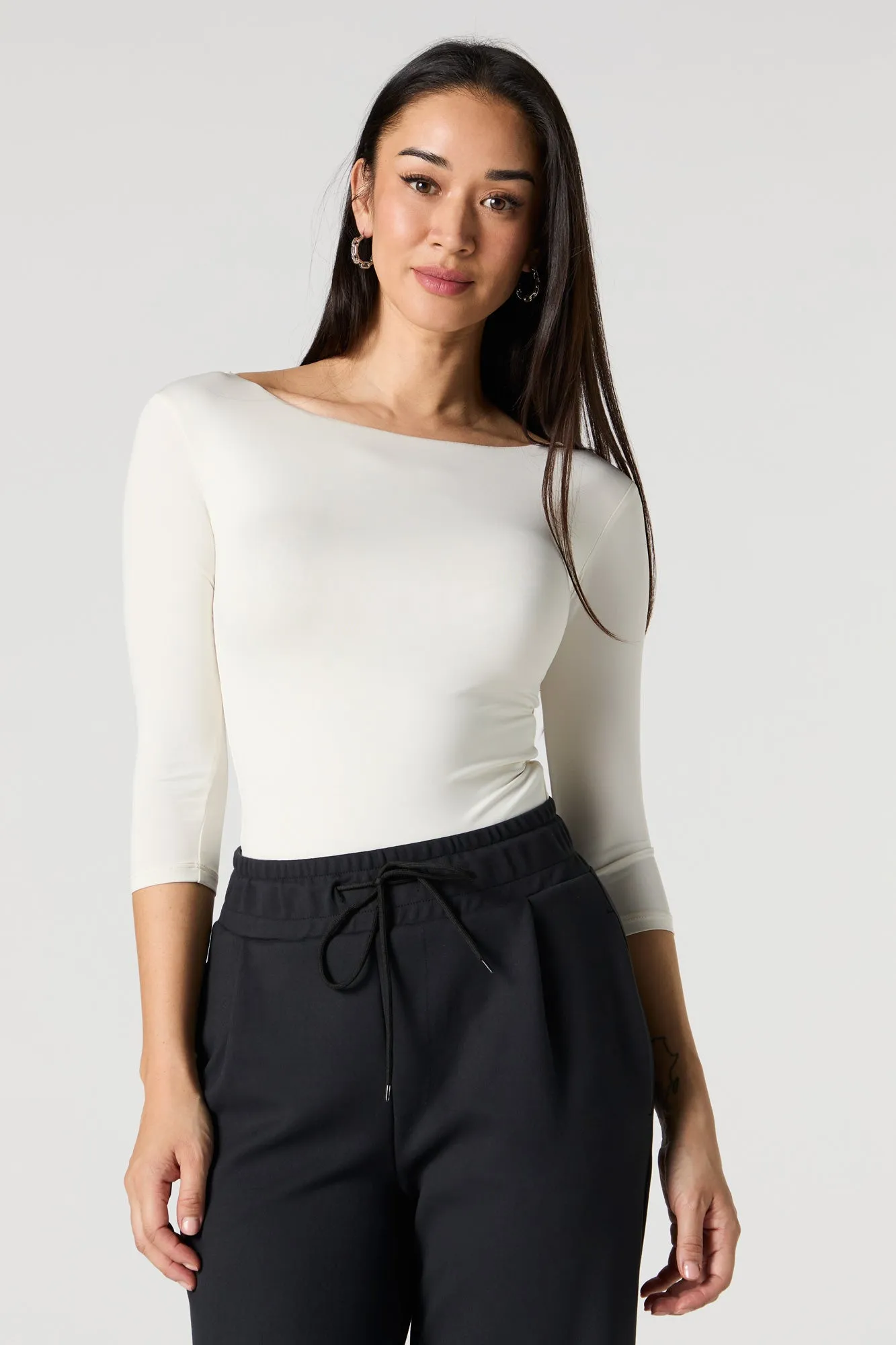 Contour Boat Neck Half Sleeve Bodysuit sold by Urban Planet