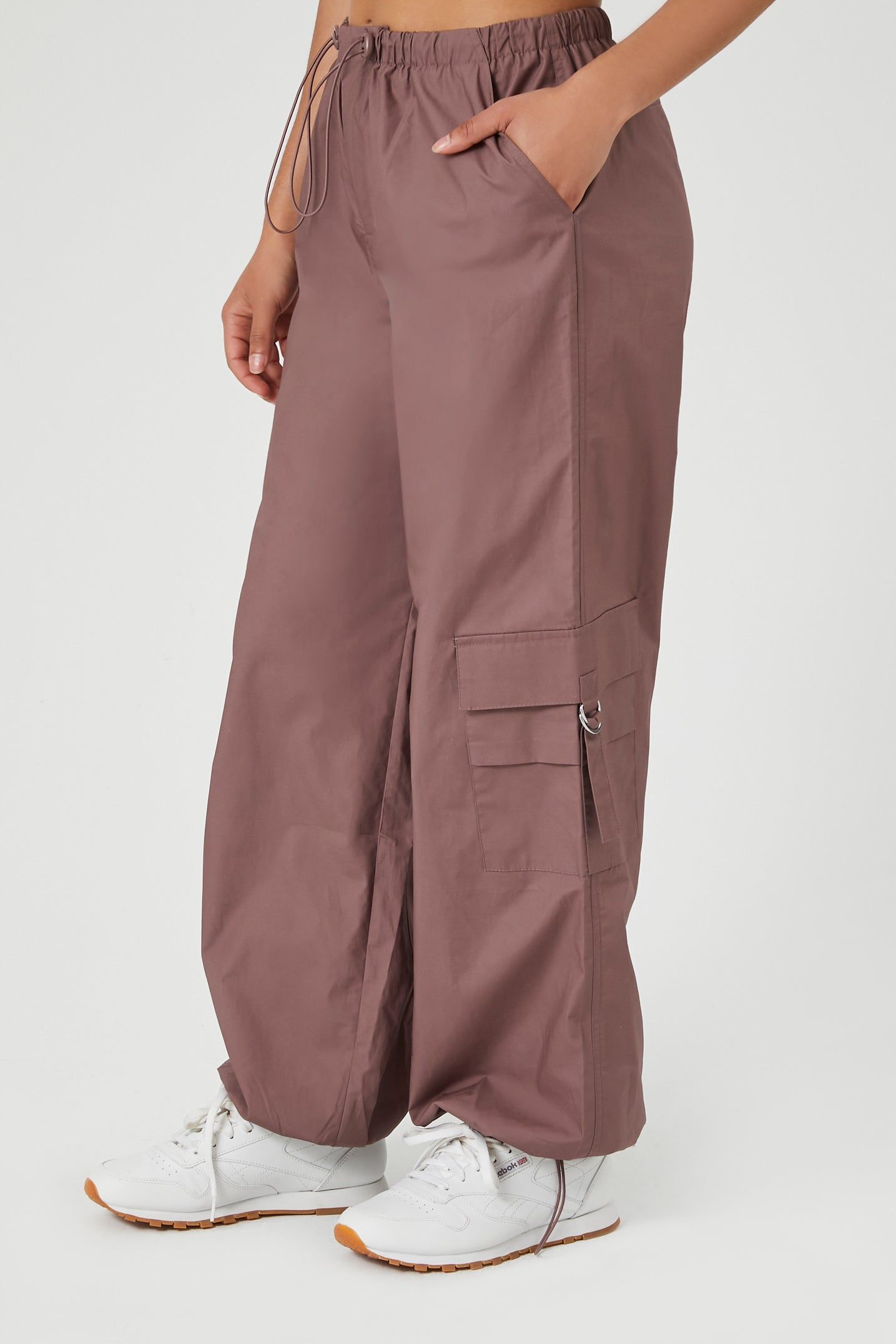 Pantalon cargo parachute en popeline sold by Urban Planet product image thumbnail 3