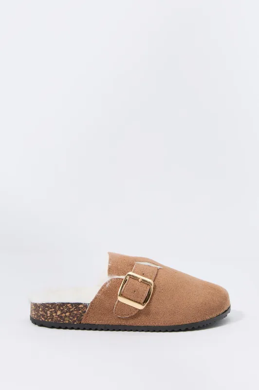 Pantoufles sabots doublées de similifourrure pour fille sold by Urban Planet