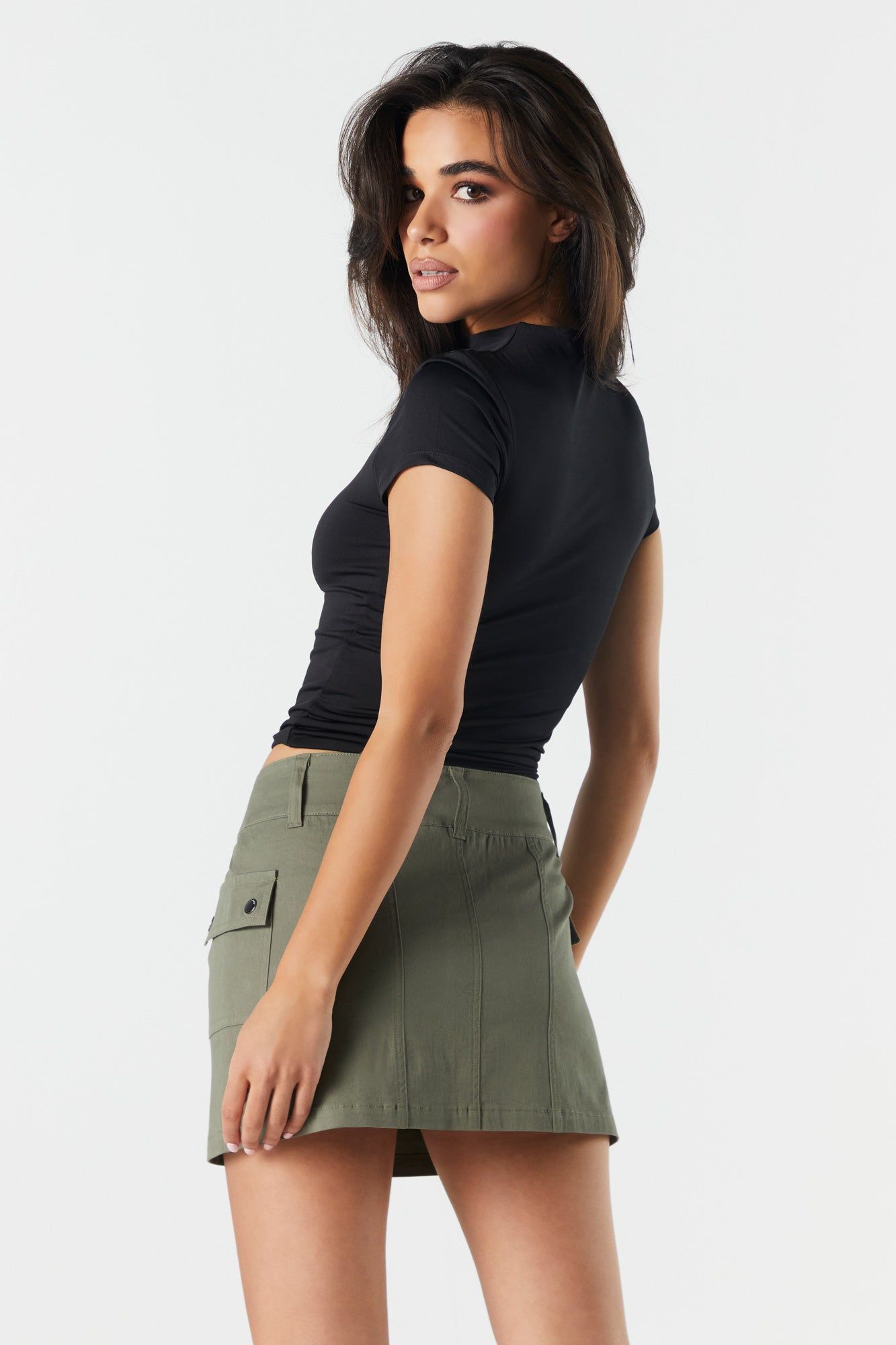 Poplin Cargo Mini Skirt sold by Urban Planet product image thumbnail 11