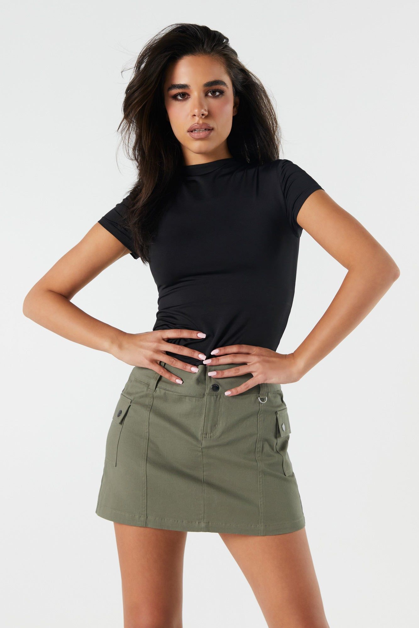Poplin Cargo Mini Skirt sold by Urban Planet product image thumbnail 10