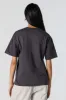 Cheetah Star Graphic Boyfriend T-Shirt sold by Urban Planet