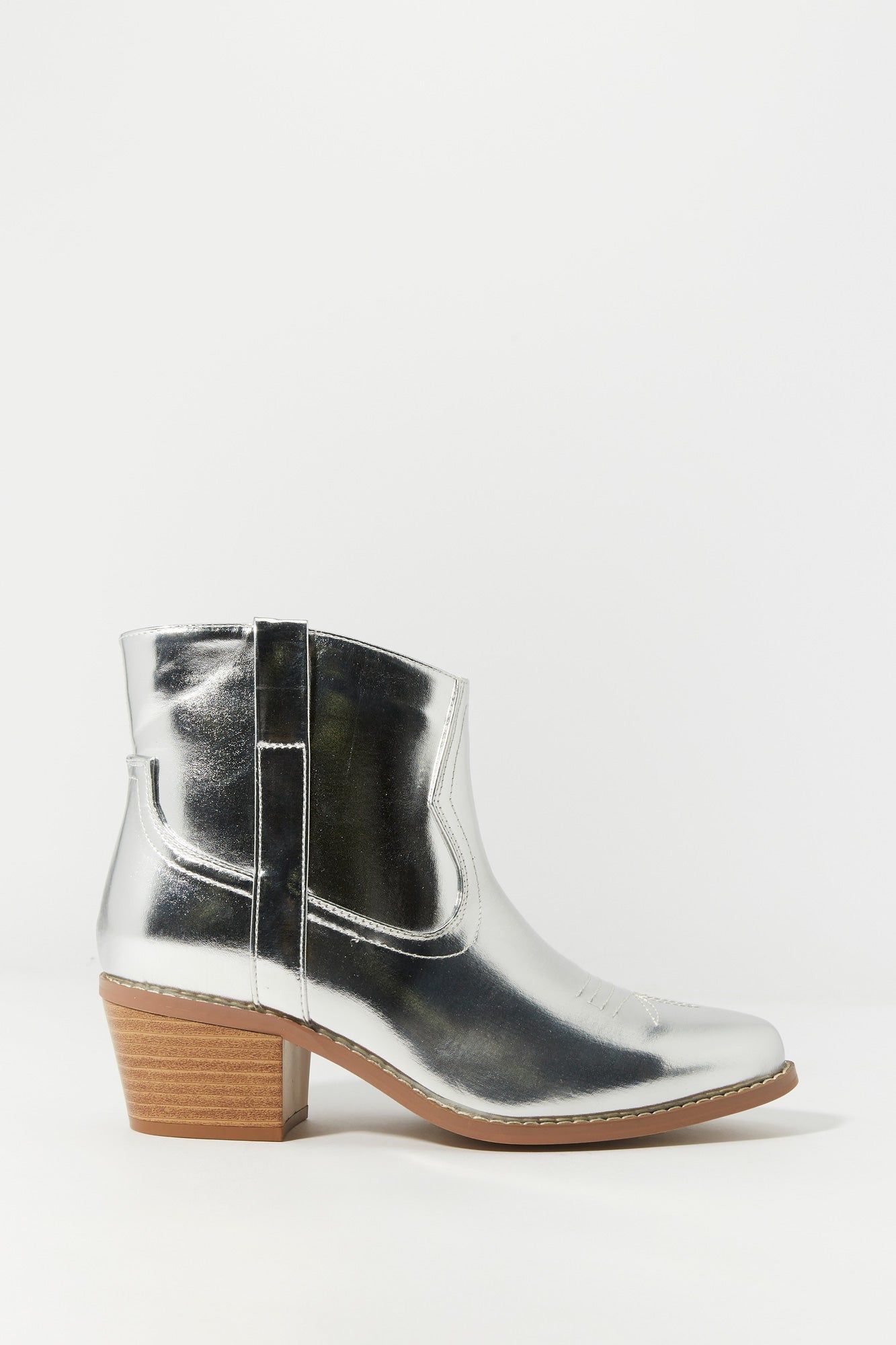 Metallic Cowboy Boot sold by Urban Planet