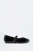 Faux Patent Leather Ballet Flat sold by Urban Planet