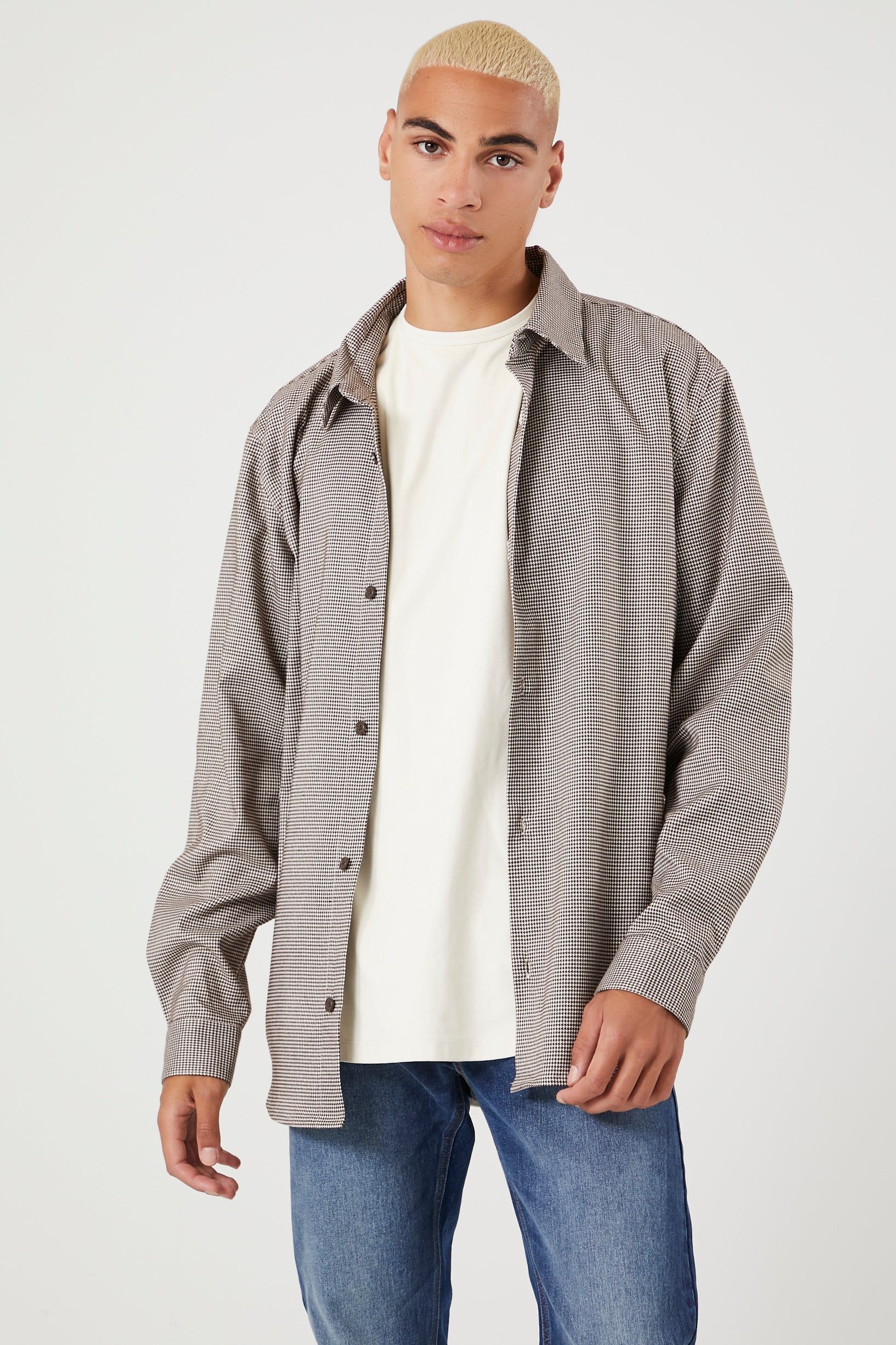 Jacquard Button-Up Top sold by Urban Planet product image thumbnail 6