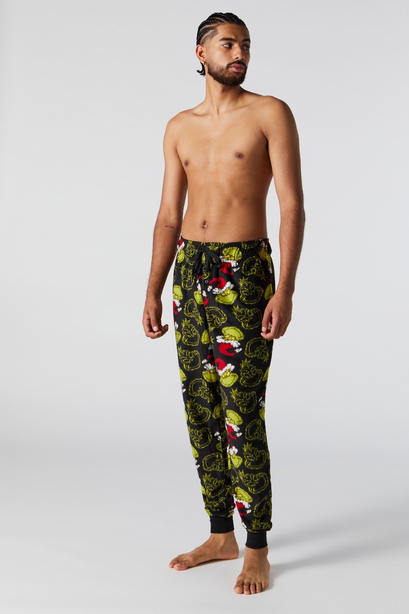 Jogger De Pyjama À Imprimé The Grinch sold by Urban Planet product image thumbnail 3