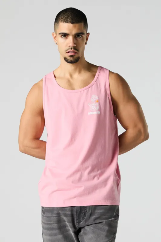 Tropical Time Graphic Tank sold by Urban Planet