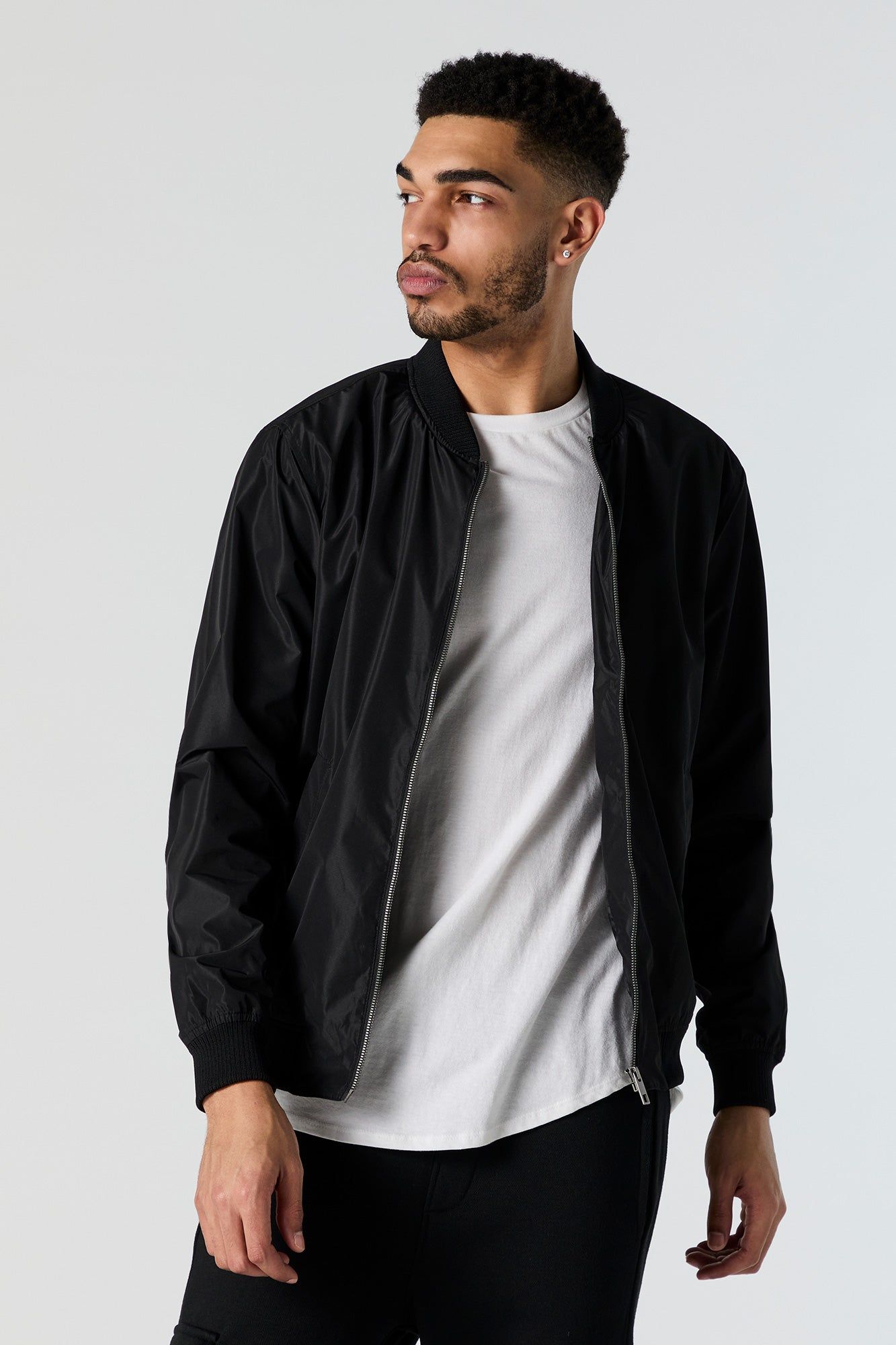 Zip-Up Bomber Jacket sold by Urban Planet product image thumbnail 5