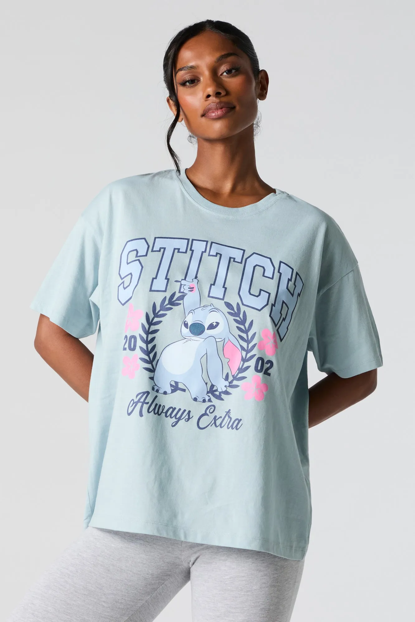 Always Extra Stitch Graphic Boyfriend T-Shirt sold by Urban Planet