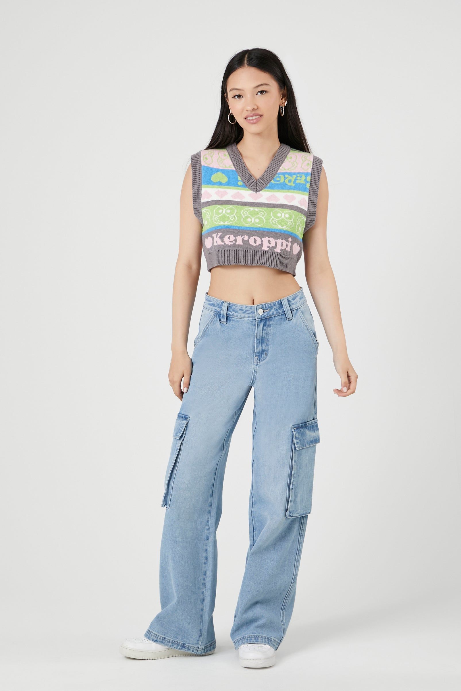 Gilet court à imprimé Keroppi sold by Urban Planet product image thumbnail 4