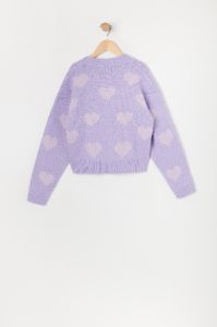 Cardigan en tricot à imprimé Coeur pour fille sold by Urban Planet