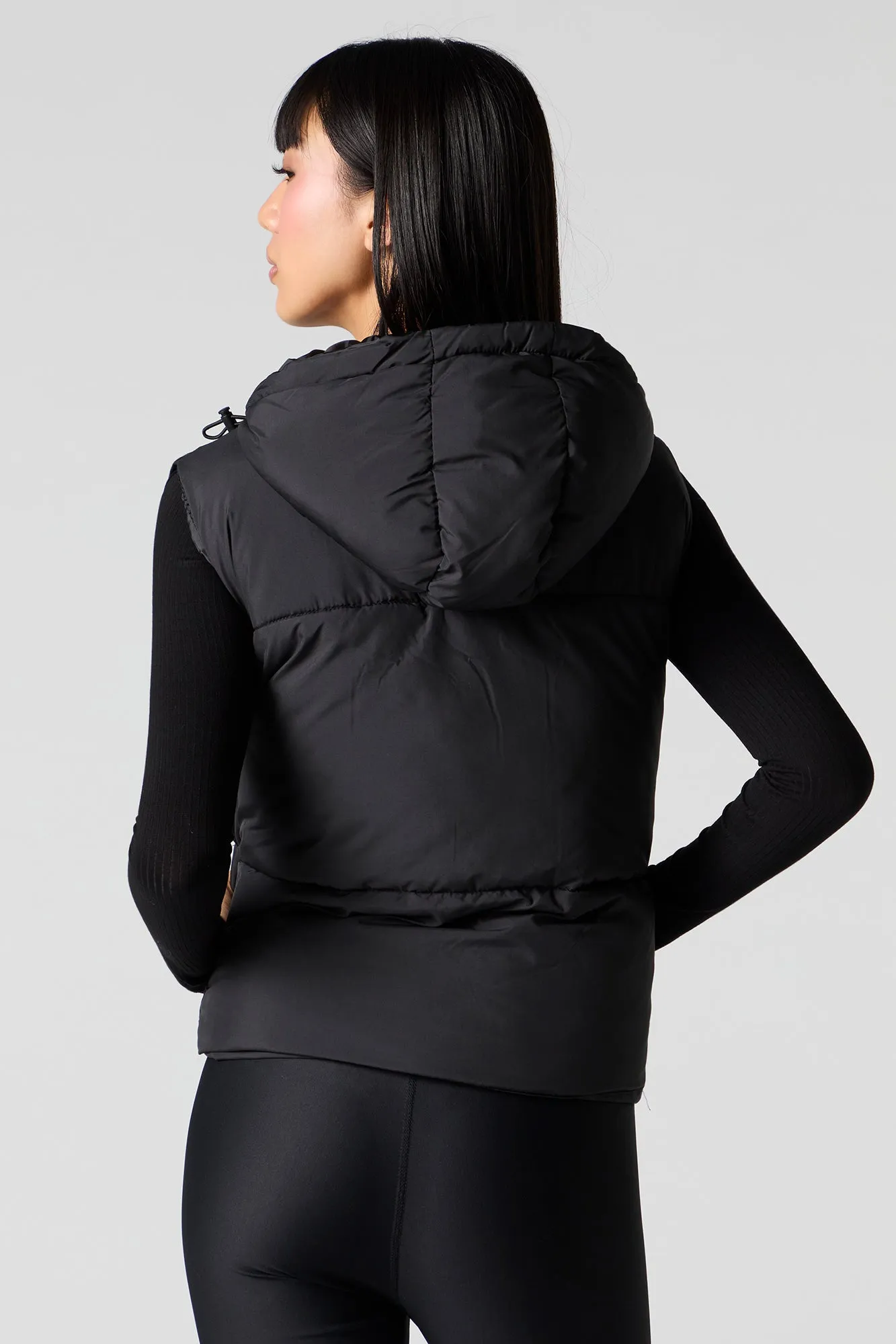 Hooded Puffer Vest sold by Urban Planet product image thumbnail 5