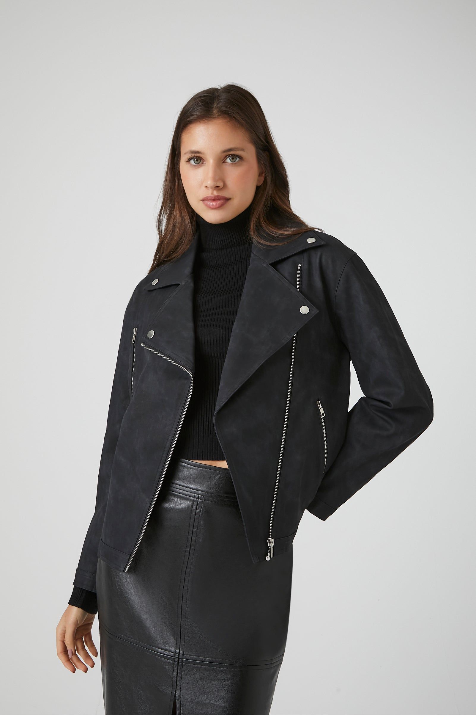 Blouson de style moto en similicuir sold by Urban Planet