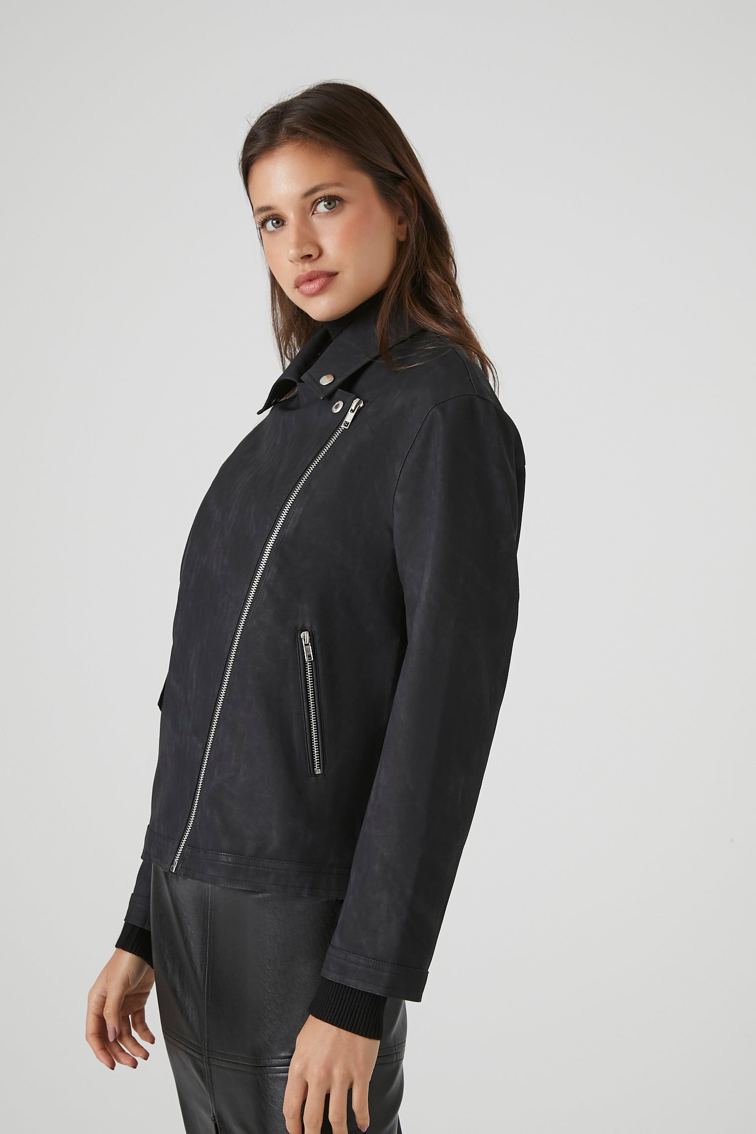 Blouson de style moto en similicuir sold by Urban Planet product image thumbnail 2