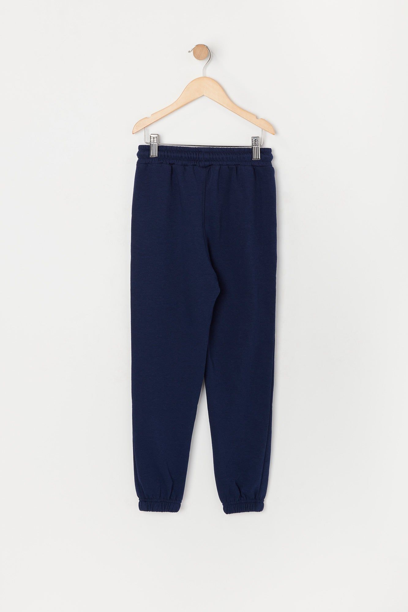 Girls Dark Blue Stitch Graphic Fleece Jogger sold by Urban Planet product image thumbnail 2