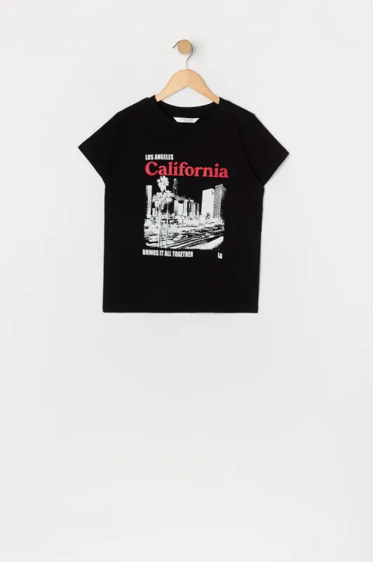 Girls LA California Graphic T-Shirt sold by Urban Planet