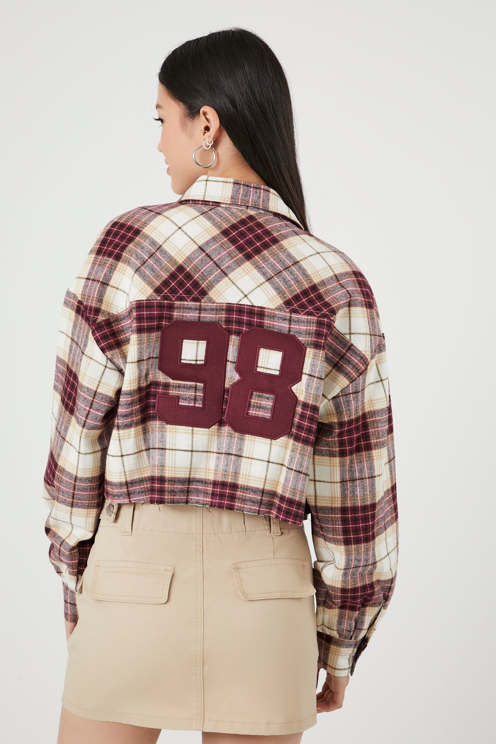 Cropped Plaid Flannel sold by Urban Planet product image thumbnail 2