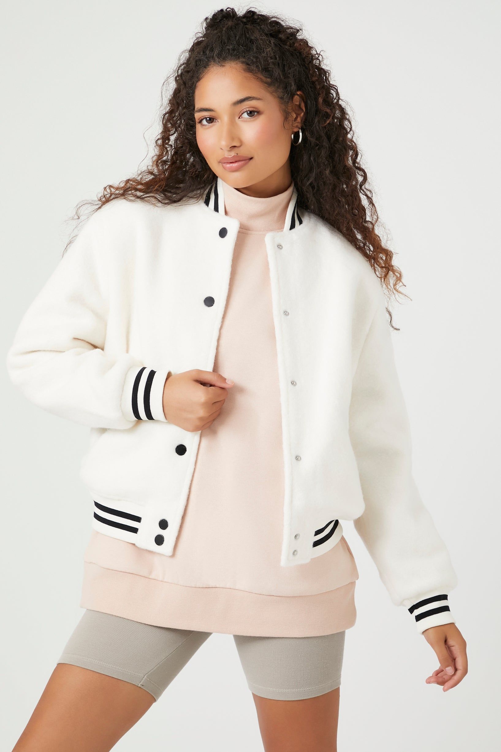 Blouson Letterma de style universitaire rayé sold by Urban Planet product image thumbnail 6