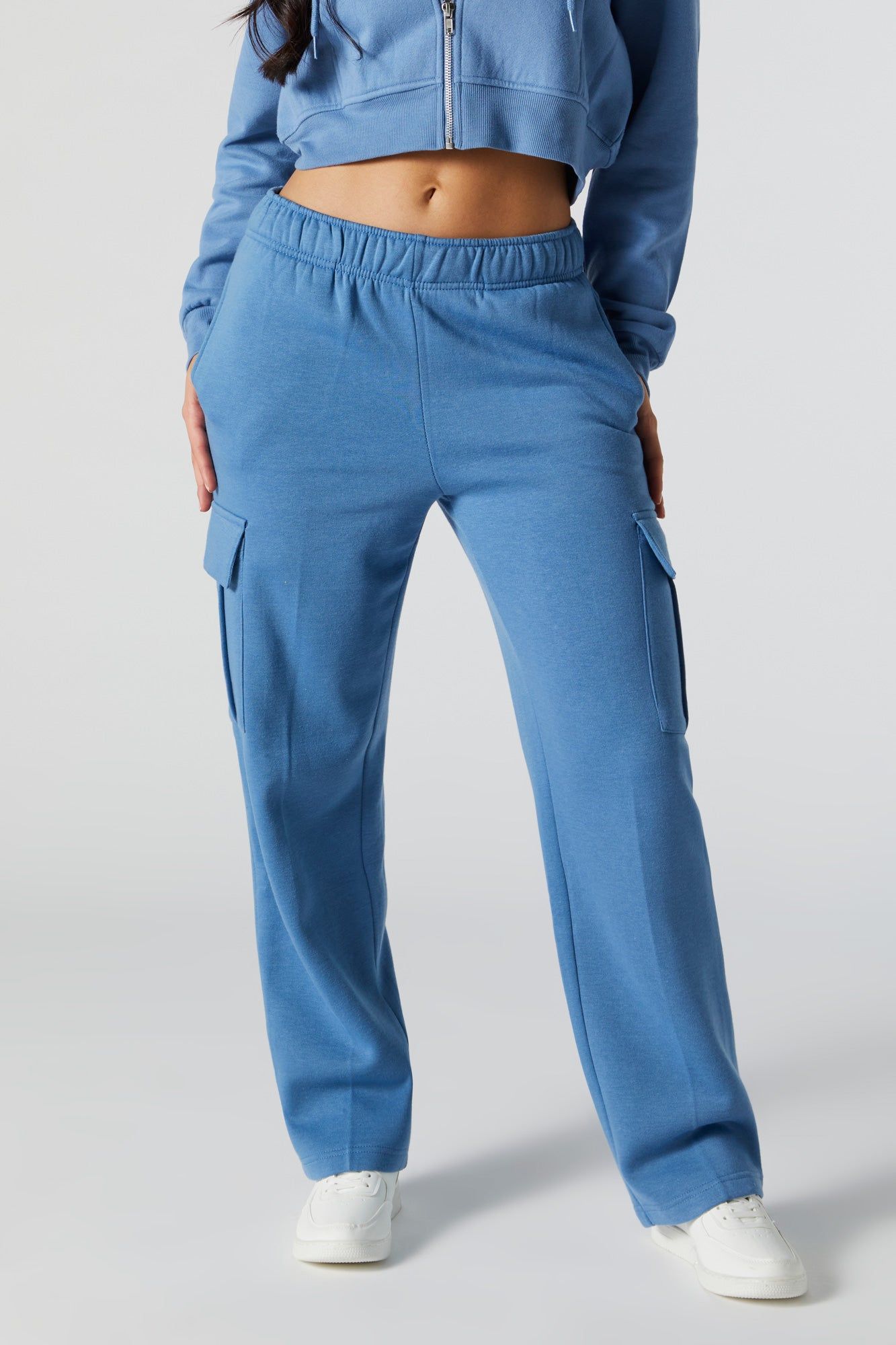 Fleece Wide Leg Cargo Pant sold by Urban Planet product image thumbnail 2
