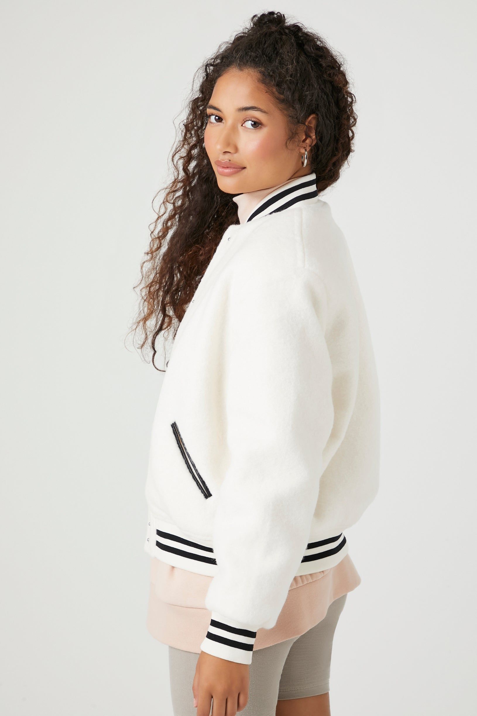 Blouson Letterma de style universitaire rayé sold by Urban Planet product image thumbnail 8