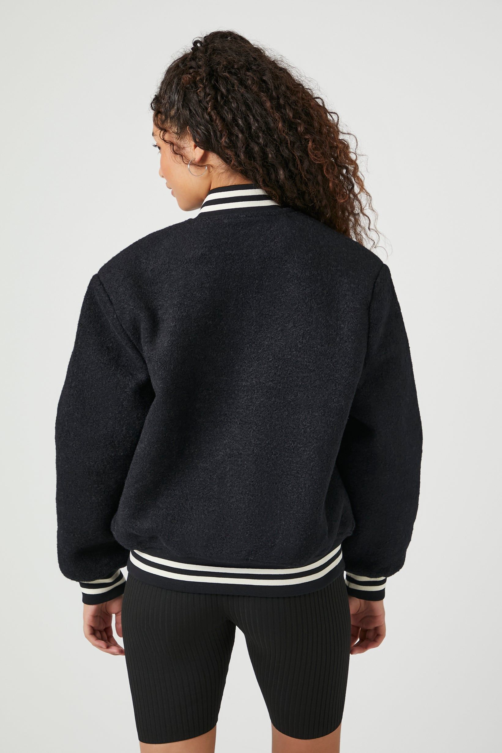 Blouson Letterma de style universitaire rayé sold by Urban Planet product image thumbnail 2