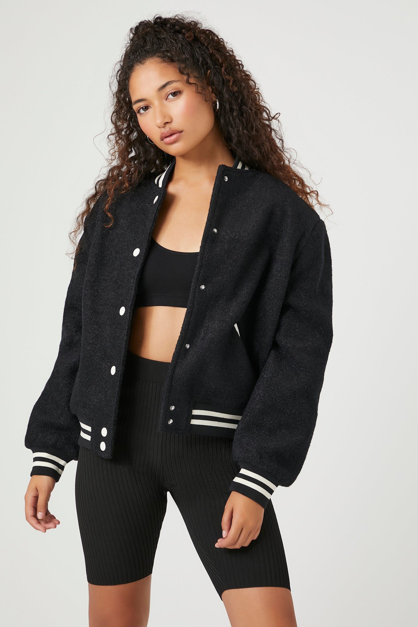 Blouson Letterma de style universitaire rayé sold by Urban Planet