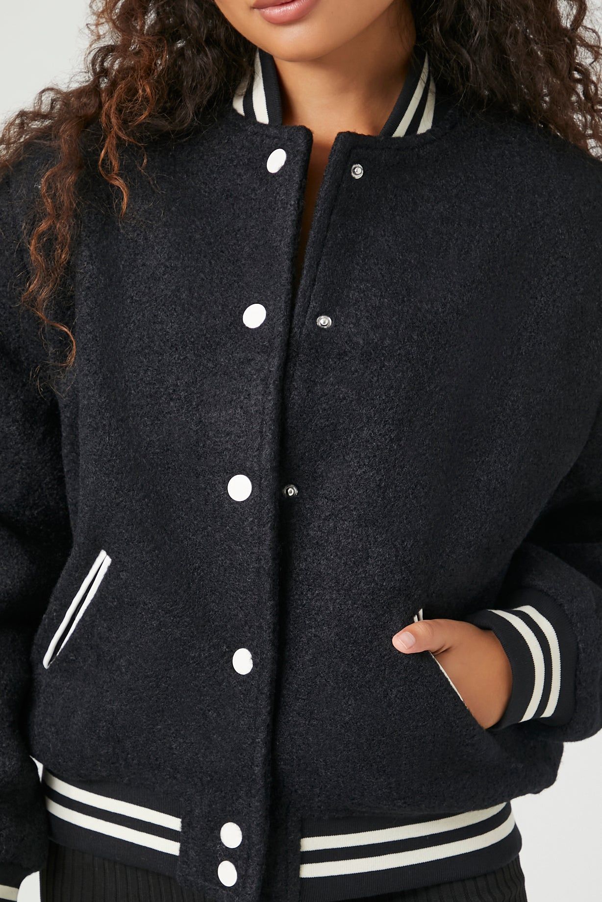 Blouson Letterma de style universitaire rayé sold by Urban Planet product image thumbnail 5