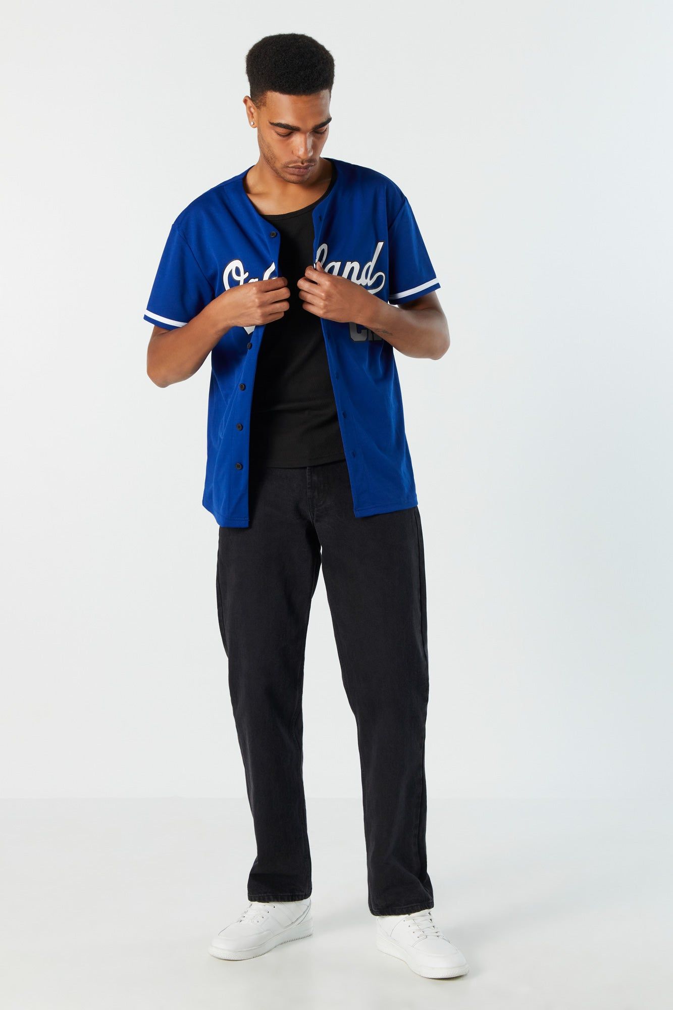 Oakland Graphic Baseball Jersey sold by Urban Planet product image thumbnail 3