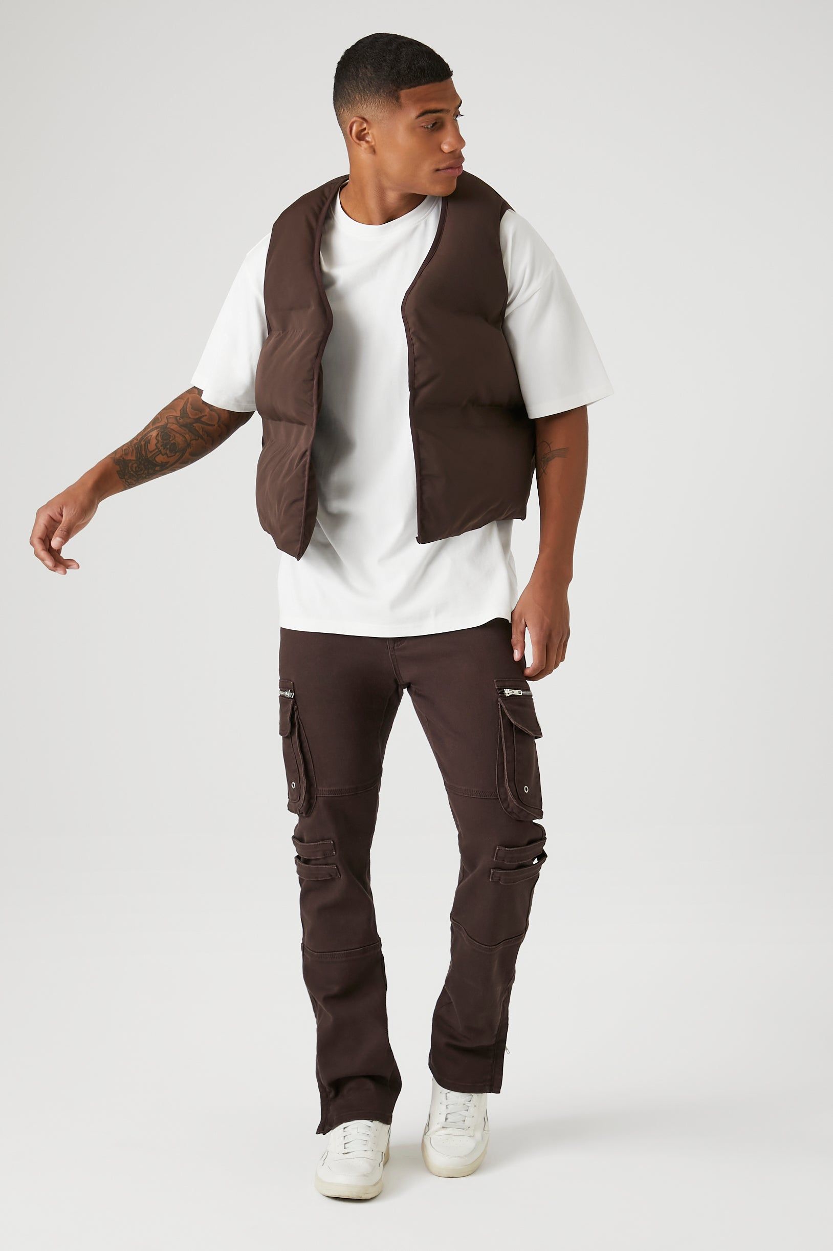 Jean cargo mi-taille mince sold by Urban Planet