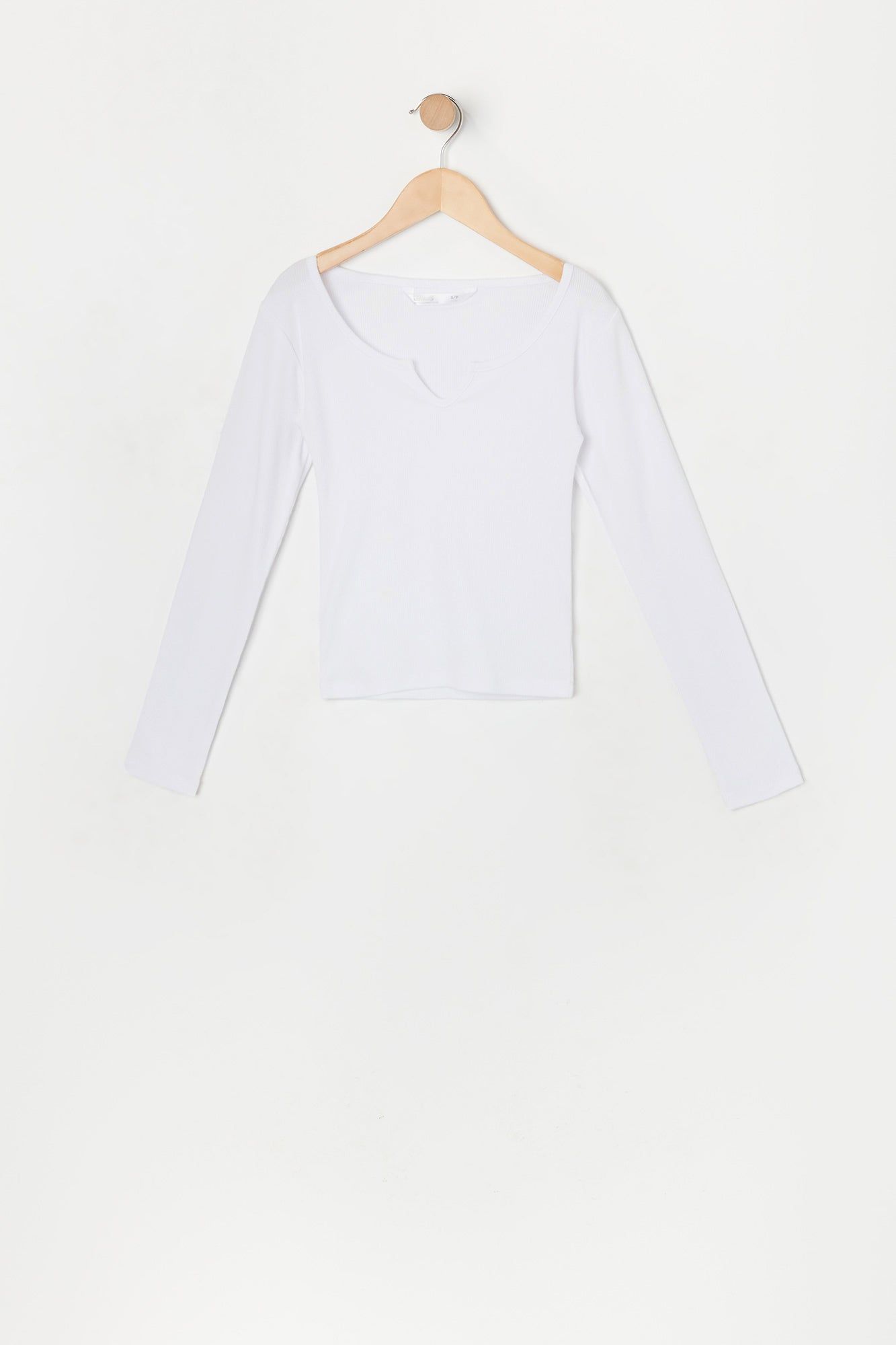 Girls Ribbed Long Sleeve Top sold by Urban Planet product image thumbnail 3
