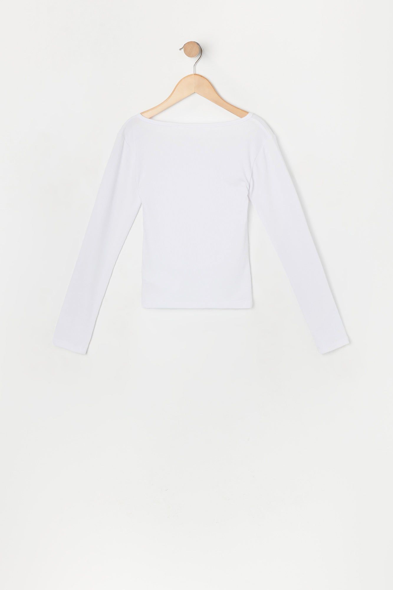 Girls Ribbed Long Sleeve Top sold by Urban Planet product image thumbnail 4