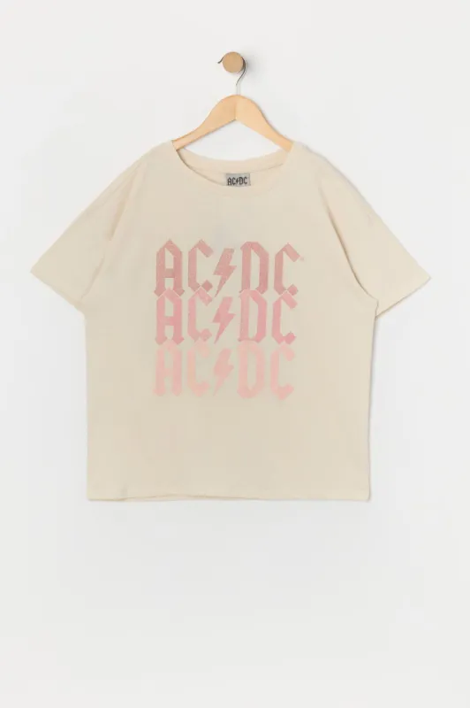 Girls ACDC Graphic T-Shirt sold by Urban Planet
