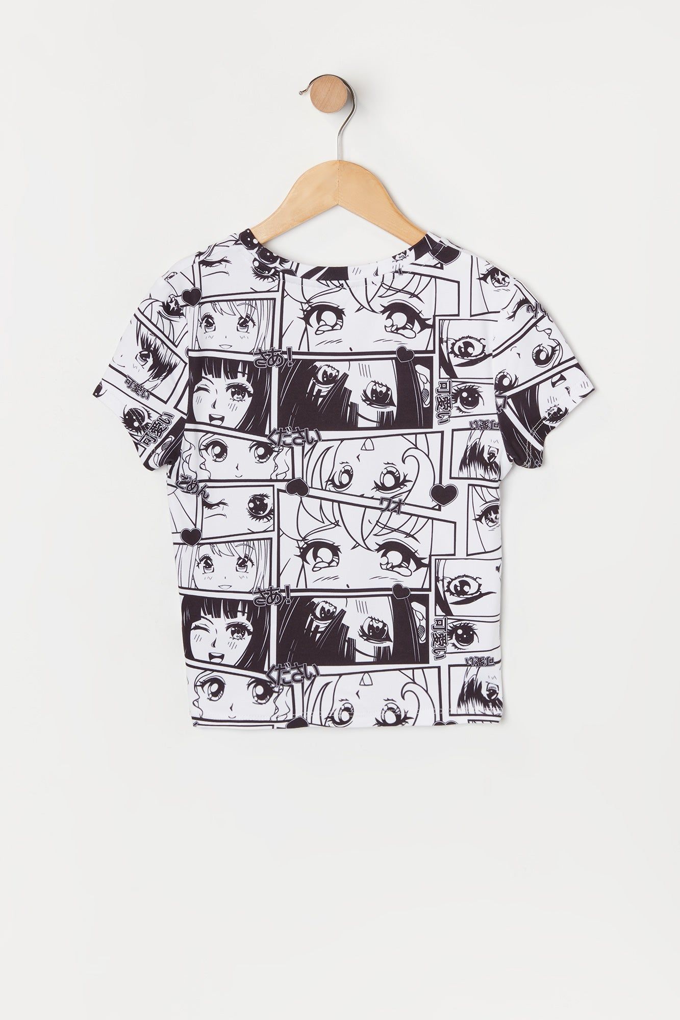 Girls Anime Print T-Shirt sold by Urban Planet product image thumbnail 2