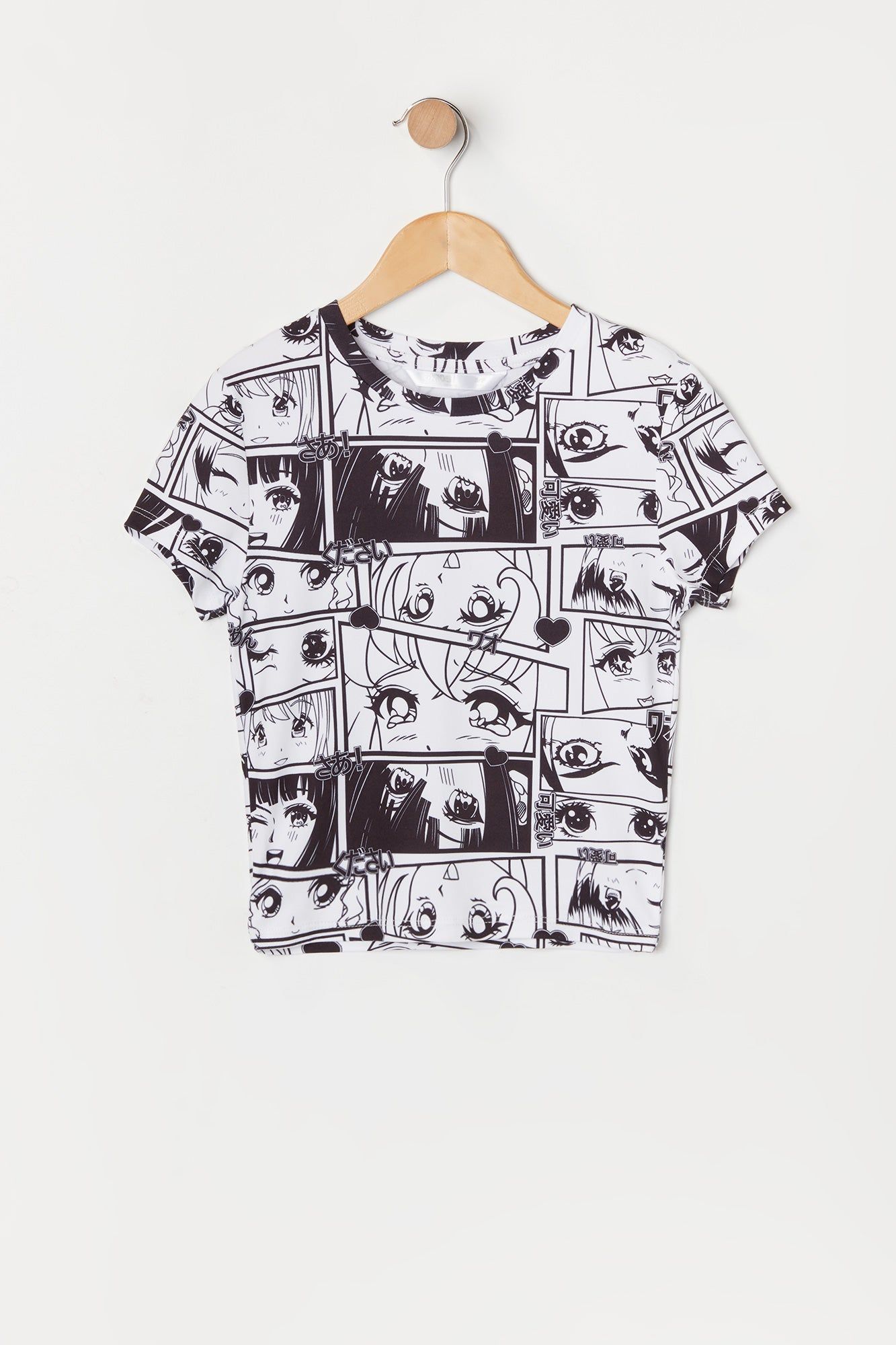 Girls Anime Print T-Shirt sold by Urban Planet