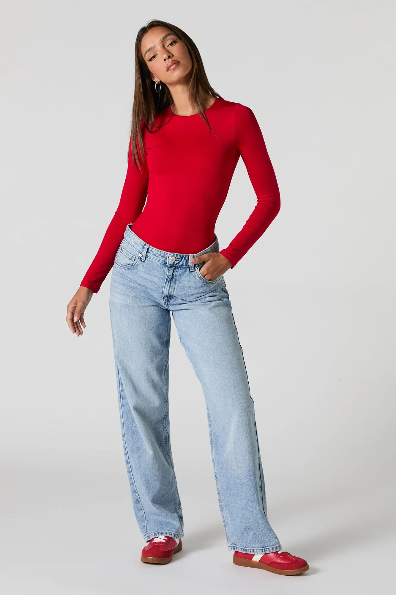 Maillot ras du cou profilé à manches longues sold by Urban Planet product image thumbnail 3