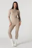 Active Seamless Ribbed Zip-Up Long Sleeve Top sold by Urban Planet