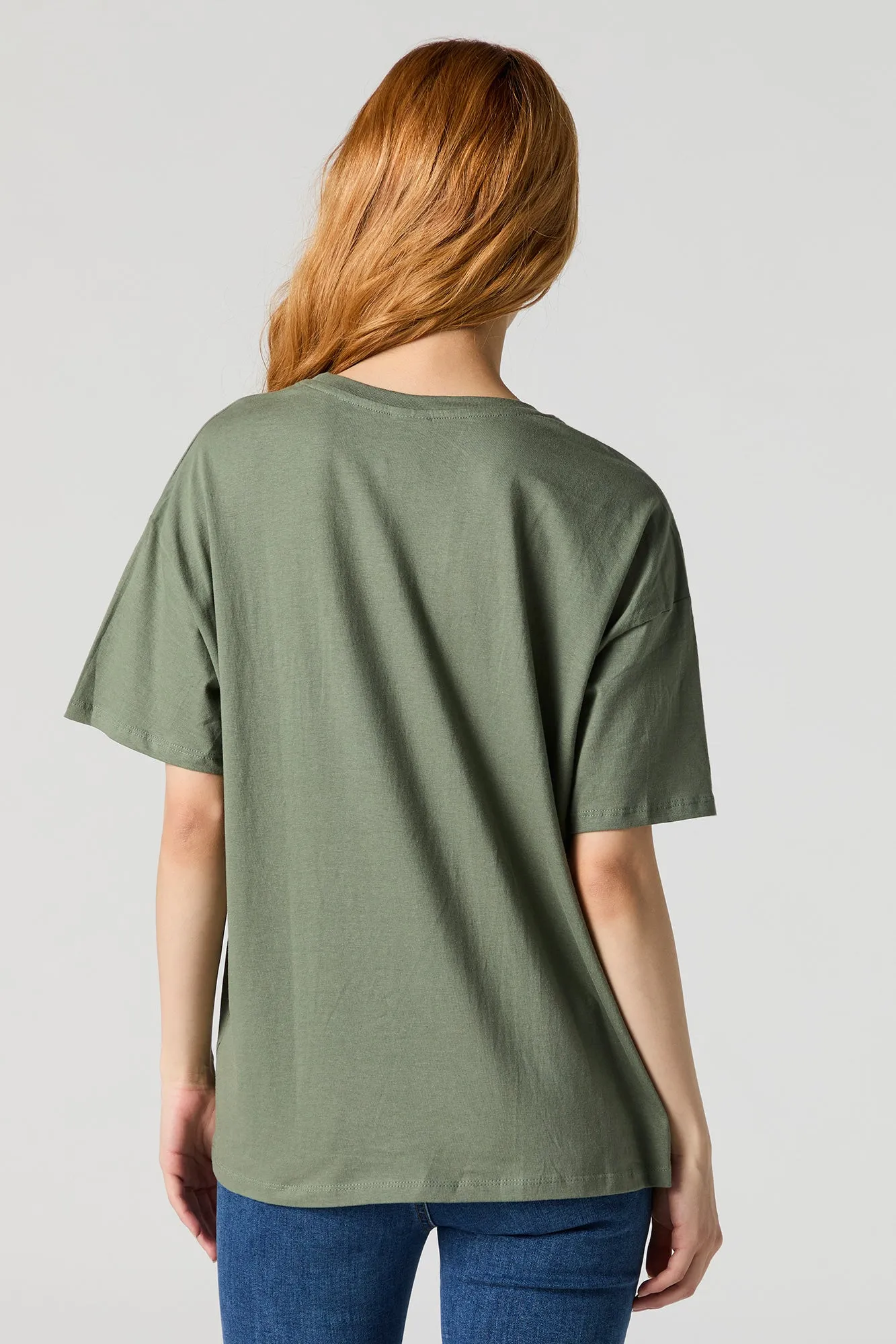 Snoopy Graphic Boyfriend T-Shirt sold by Urban Planet product image thumbnail 4
