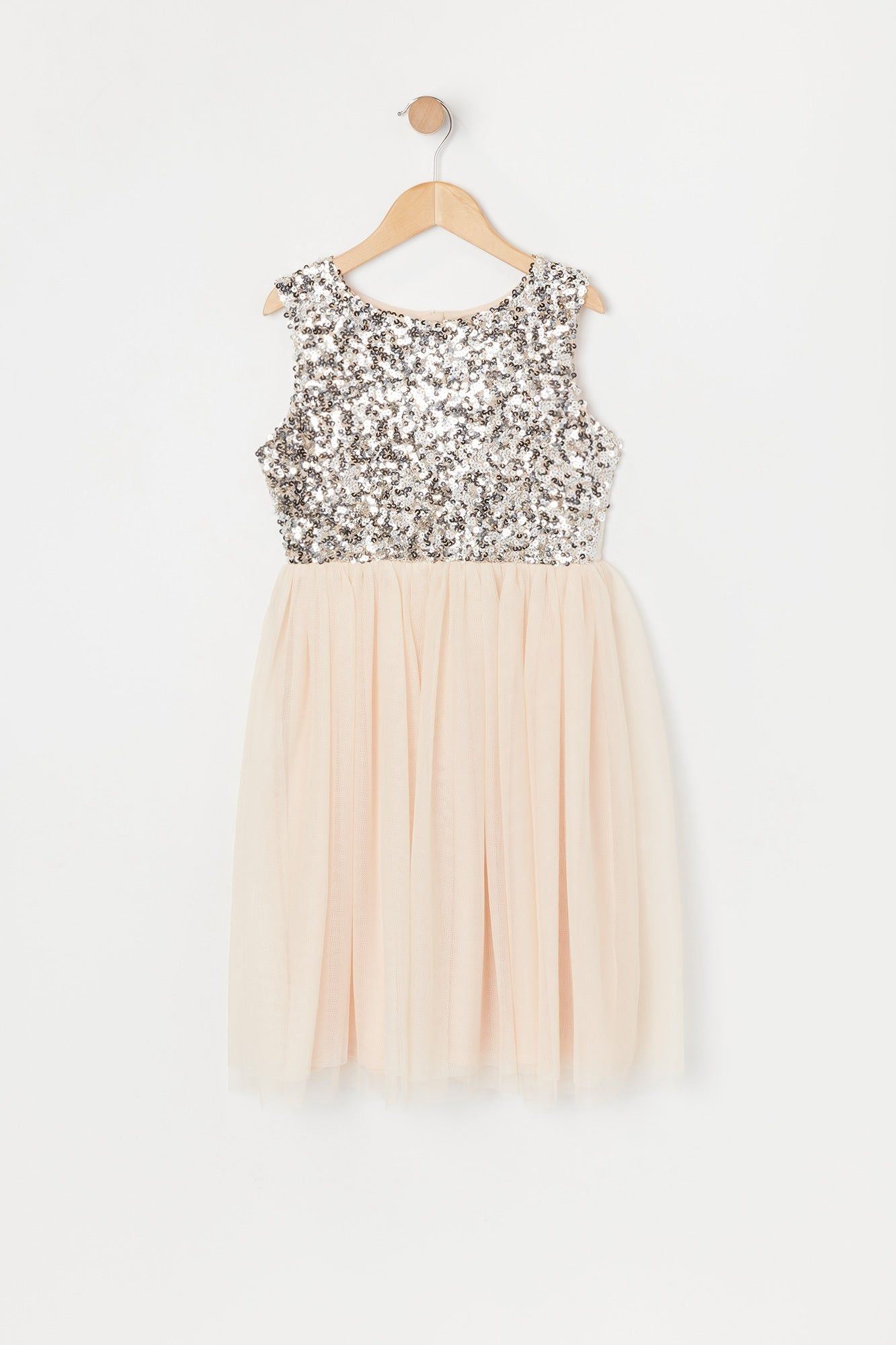 Girls Sequin Tulle Dress sold by Urban Planet product image thumbnail 3