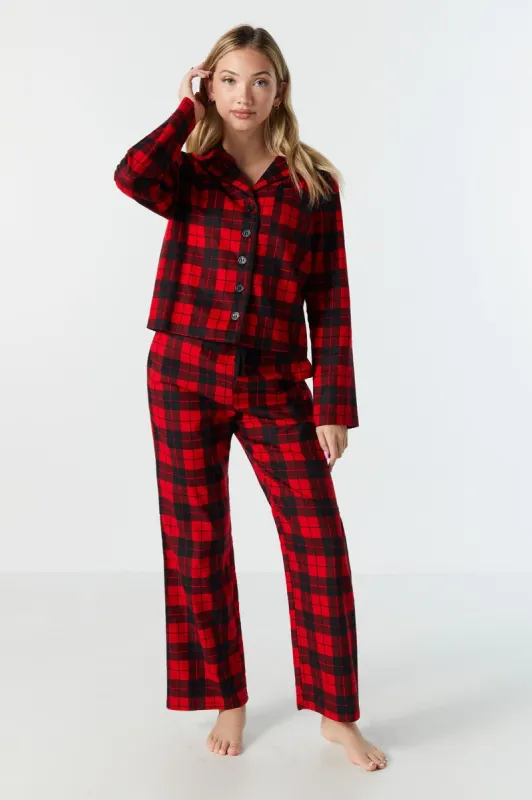 Printed Flannel Pajama Pant sold by Urban Planet