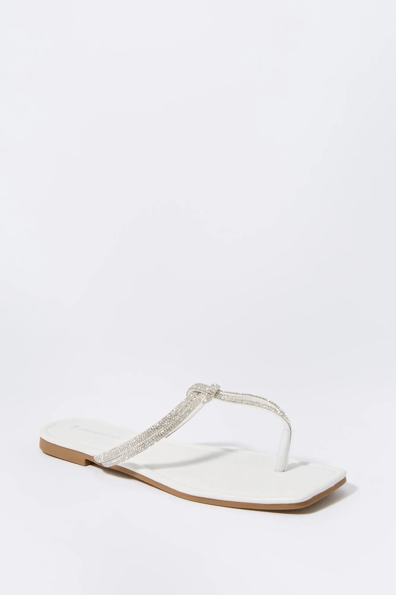 Sandales de plage ornées de pierres du Rhin sold by Urban Planet product image thumbnail 2