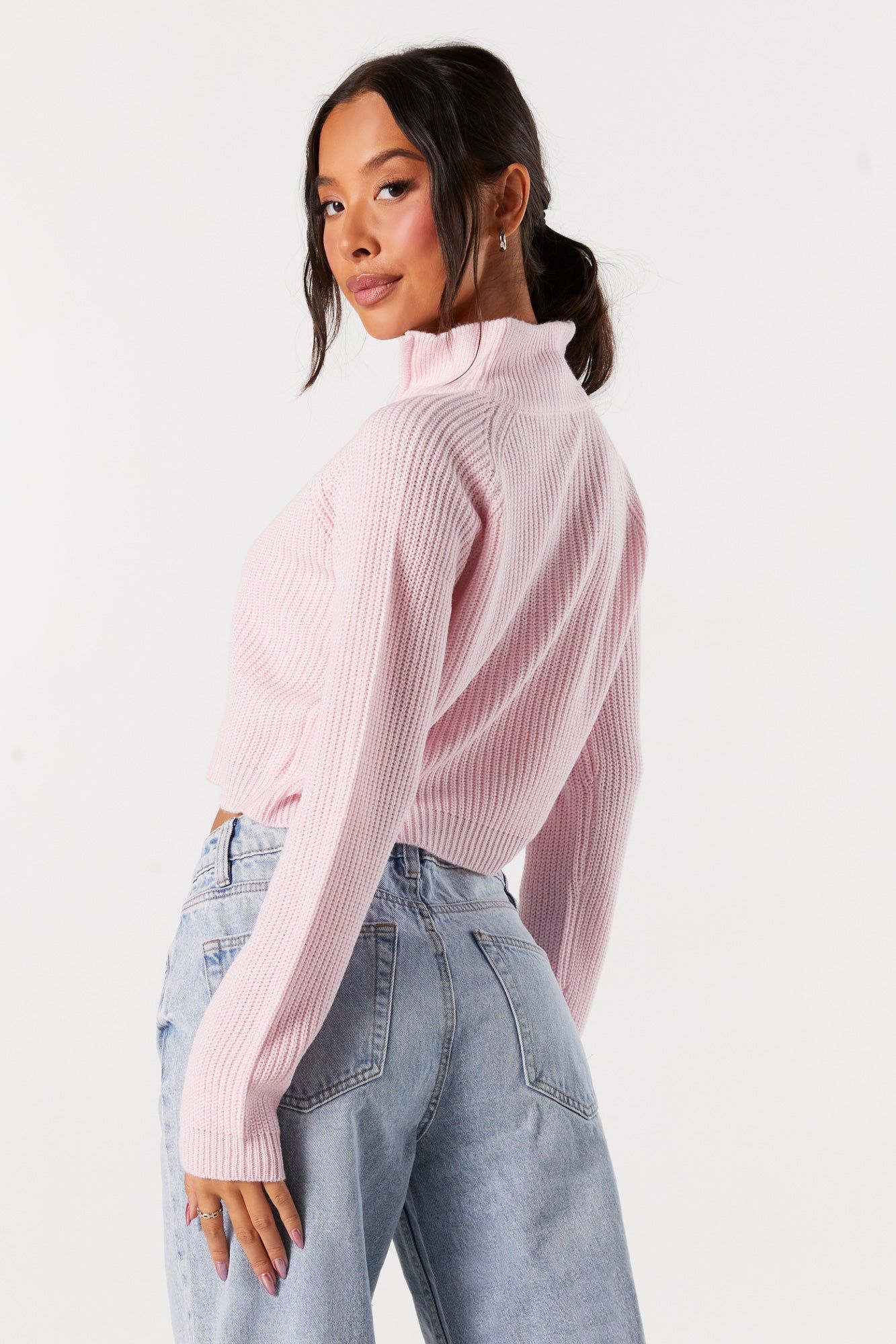 Half Zip Knit Sweater sold by Urban Planet product image thumbnail 5