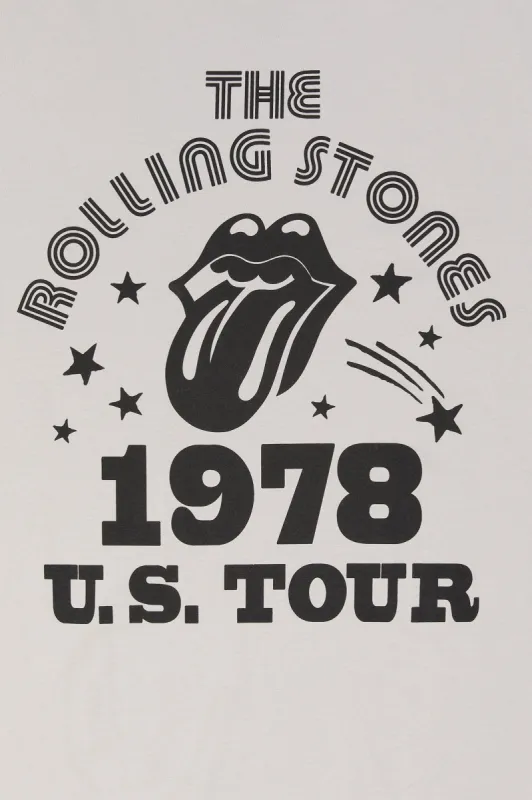 The Rolling Stones Graphic Boyfriend T-Shirt sold by Urban Planet